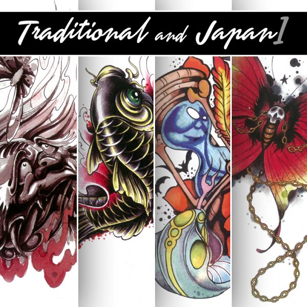 Tattoo Art Book Traditional and Japan Contamination 1