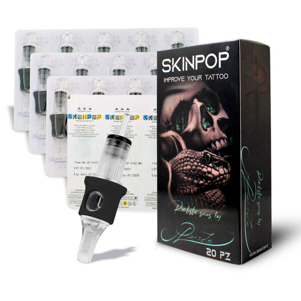 Cartucce Skinpop Realistic Series by Placido Tattoo 07 ROUND MAGNUM Ø 30 MM