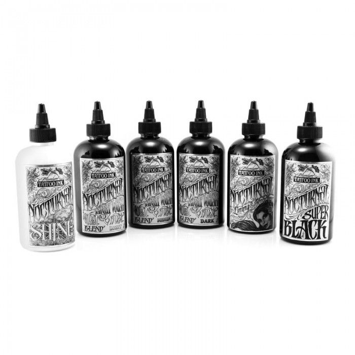 NOCTURNAL TATTOO INK SET COMPLETO 120ML (4OZ)